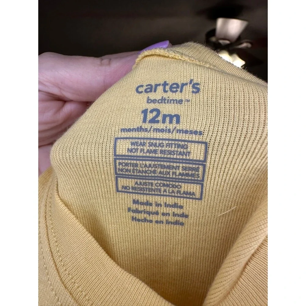 Carters 12 Months Baby Boy Pajama Set Short Sleeve Top & Shorts‎ Truck Print